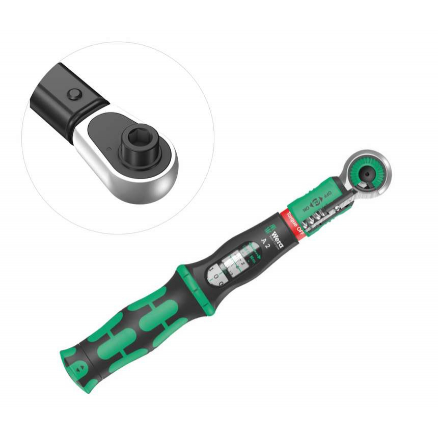 Wera 075801 Momentový klíč Hex 1/4" Safe-Torque A 2 (2 ÷ 12 Nm) 05075801001