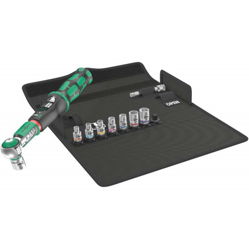 Wera 075831 Momentový klíč 1/4" Safe-Torque A 1 Imperial Set 1 (2 ÷ 12 Nm) [Palcová sada 10 dílů] 05075831001