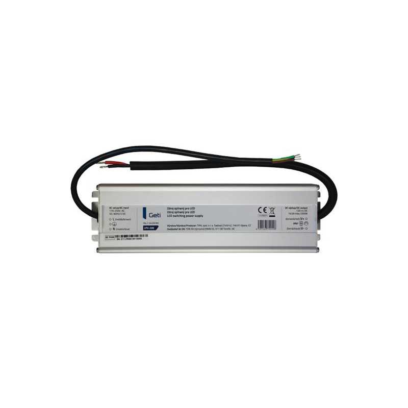 Zdroj spínaný pro LED 12V/200W  Geti LPV-200 04220183